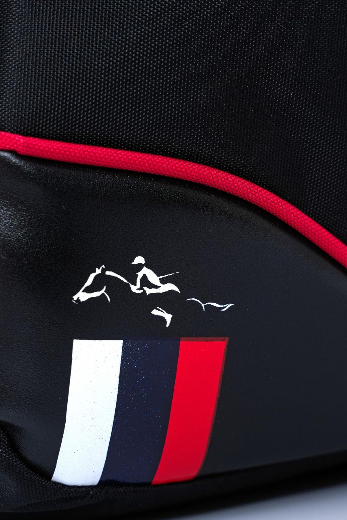 Cambridge Polo Club Siyah Dört Bölmeli Erkek/Erkek Çocuk Okul, Günlük ve Seyahat Sırt Çantası - PLCAN2154-001