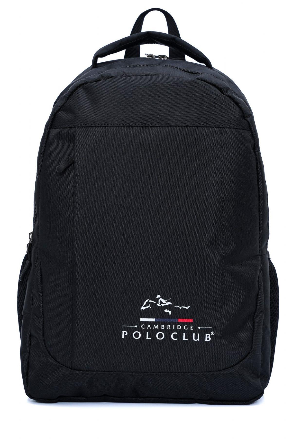 Cambridge Polo Club Siyah Günlük Okul ve Seyahat Sırt Çantası - Erkek/Erkek Çocuk - PLCAN2172-001