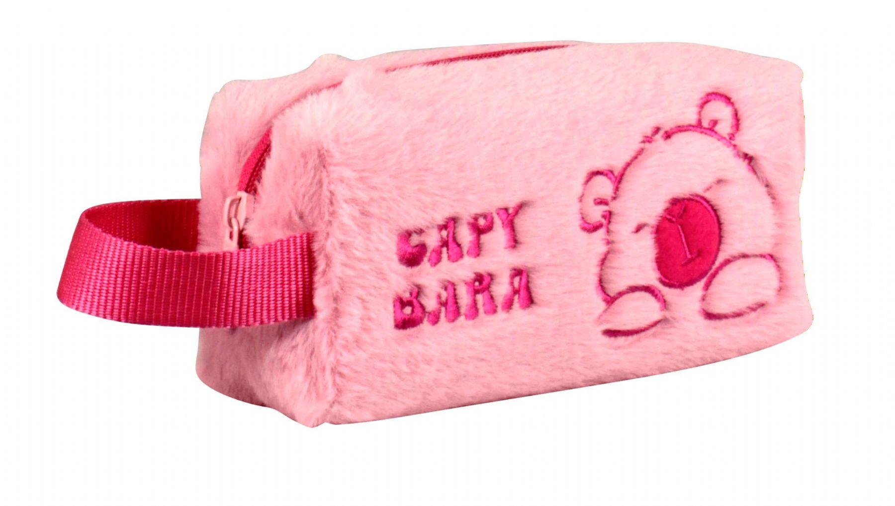 Capybara 5252 Pembe Saplı Peluş Kalemlik - Kalem Kutusu - Kız Çocuk