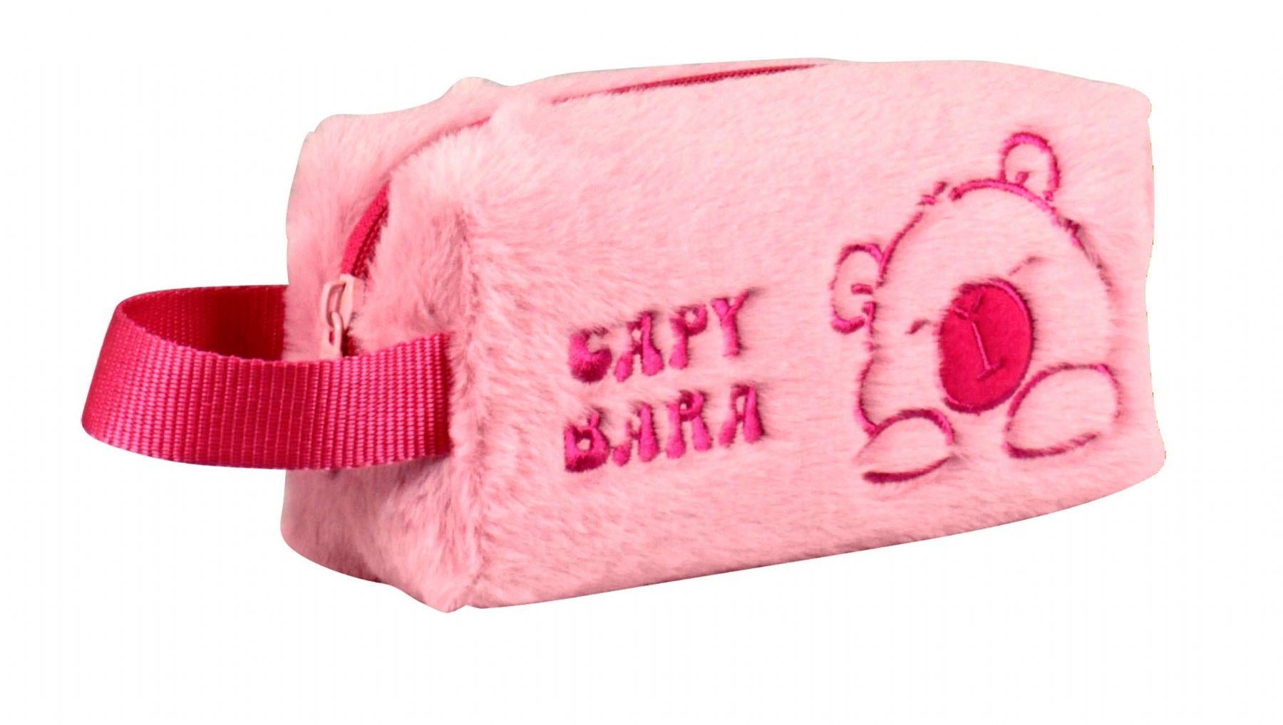 Capybara 5252 Pembe Saplı Peluş Kalemlik - Kalem Kutusu - Kız Çocuk