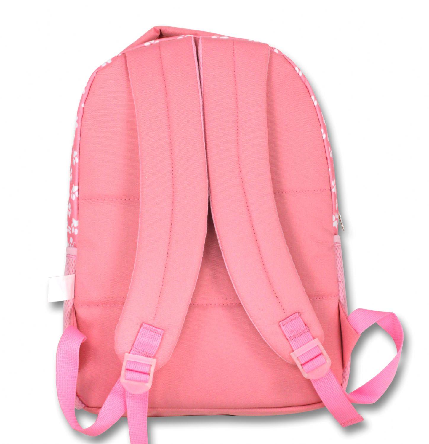 Cennec Pembe Sarı Sevimli Kedi Üç Gözlü İlkokul Okul Sırt Çantası