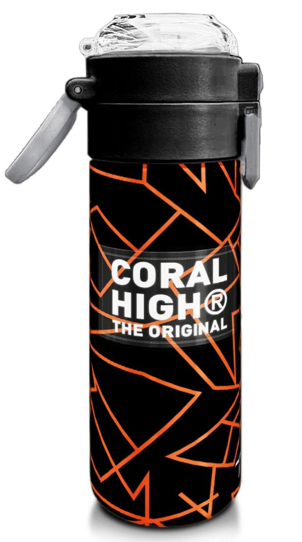 Coral High 500 ml Paslanmaz Çelik Okul Termosu/Suluk/Matara - Erkek Çocuk - Siyah Basketbol Baskılı - Sızdırma Yapmaz 31852