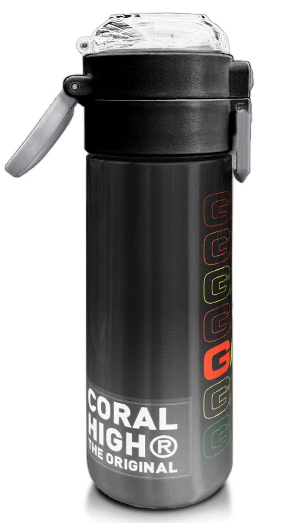 Coral High 500 ml Paslanmaz Çelik Okul Termosu/Suluk/Matara - Erkek Çocuk - Siyah Gri Gamer Desenli - Sızdırma Yapmaz 31853