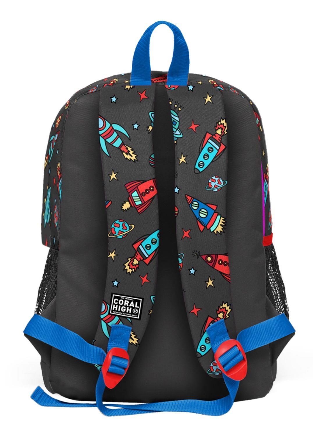 Coral High Astronot Baskılı İlkokul ve Günlük Sırt Çantası
