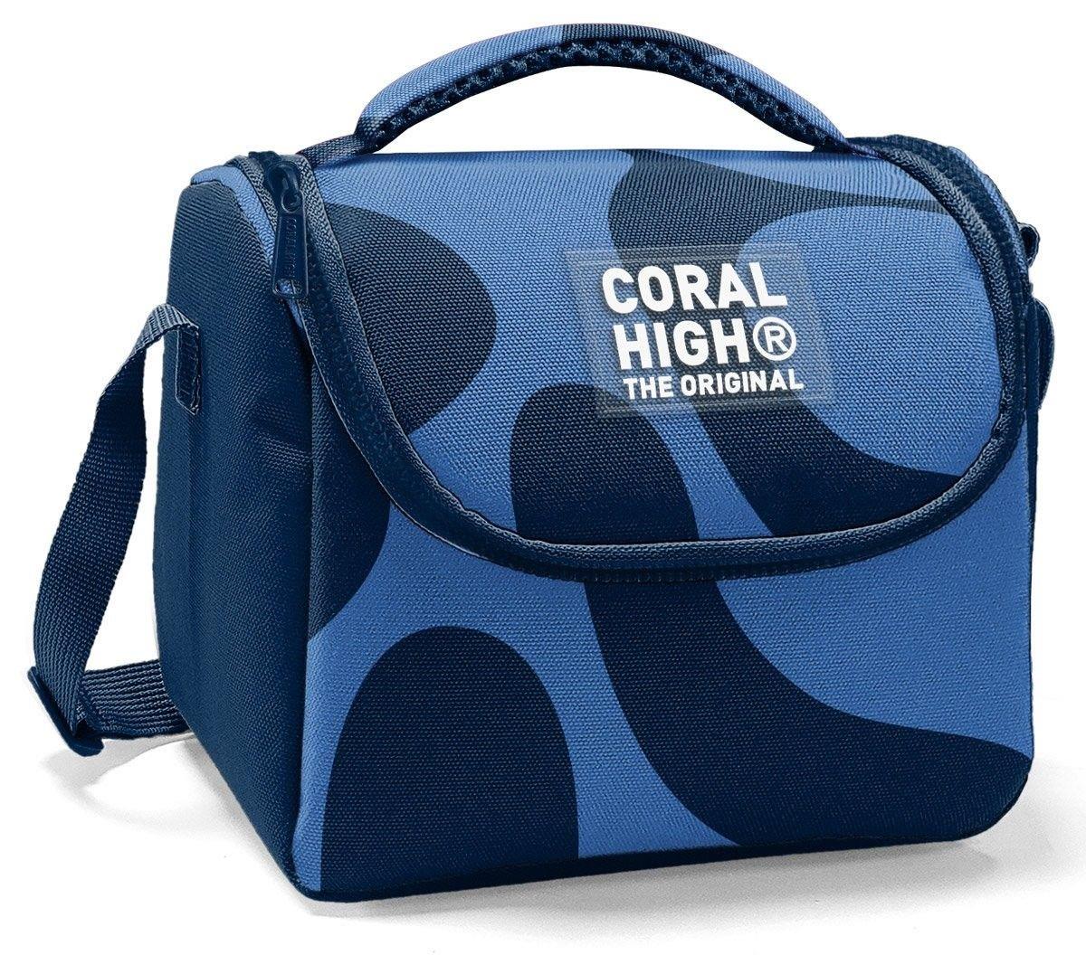 Coral High Beslenme Çantası 22788, Erkek Çocuk, Lacivert Mavi Renkli Çizgili, Isı Yalıtımlı 22788