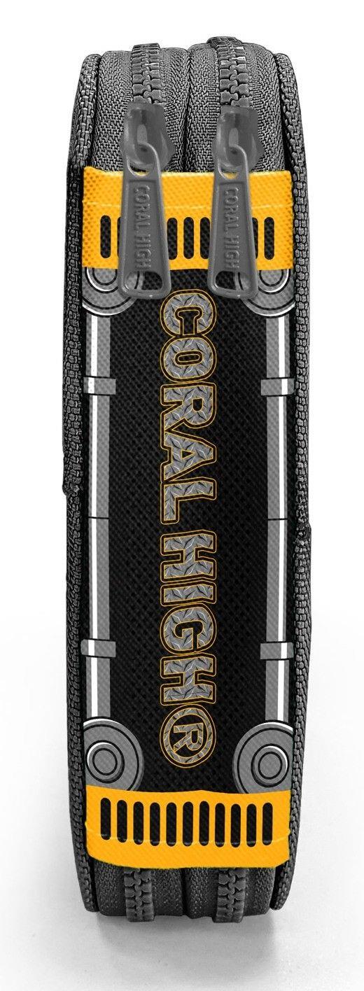 Coral High Erkek Çocuk Organizer Kalemlik/Kalem Çantası - Siyah Sarı Robot 11156