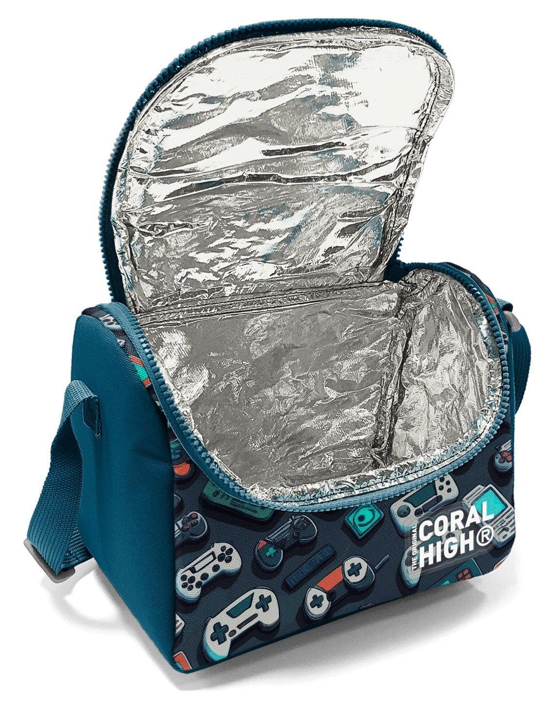 Coral High Erkek Çocuk Termoslu Beslenme Çantası - Nefti Yeşil Oyun Konsolu, Erkek Çocuk 12784