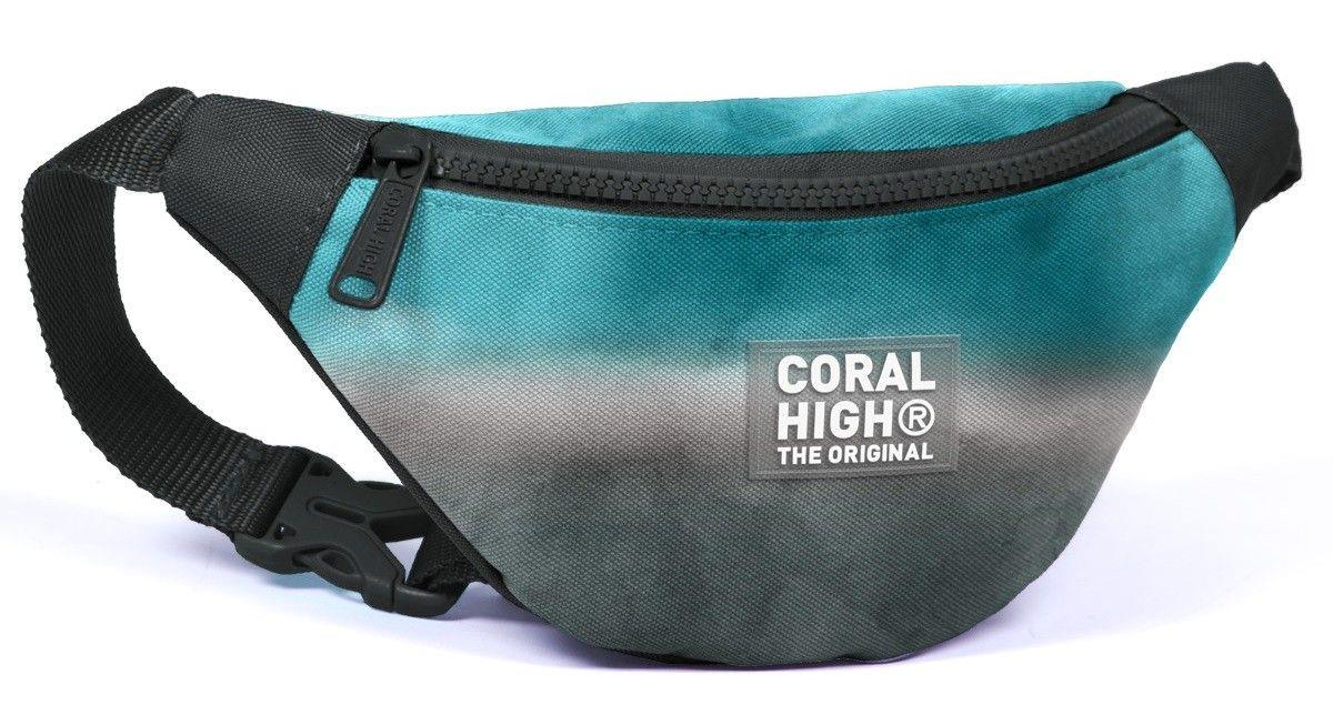 Coral High Erkek Çocuk Turkuaz Gri Batik Desenli Beşli İlkokul Okul Çanta Seti