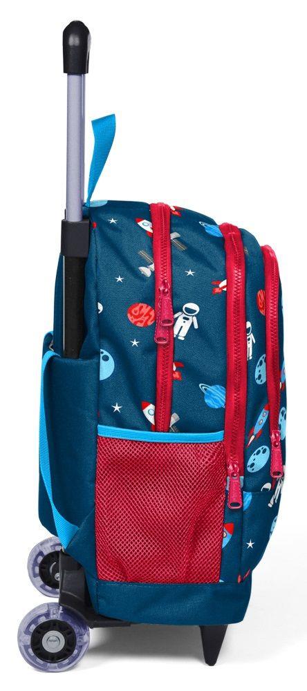 Coral High Erkek Işıklı Tekerlekli Çekçek Okul Çantası - Astranot