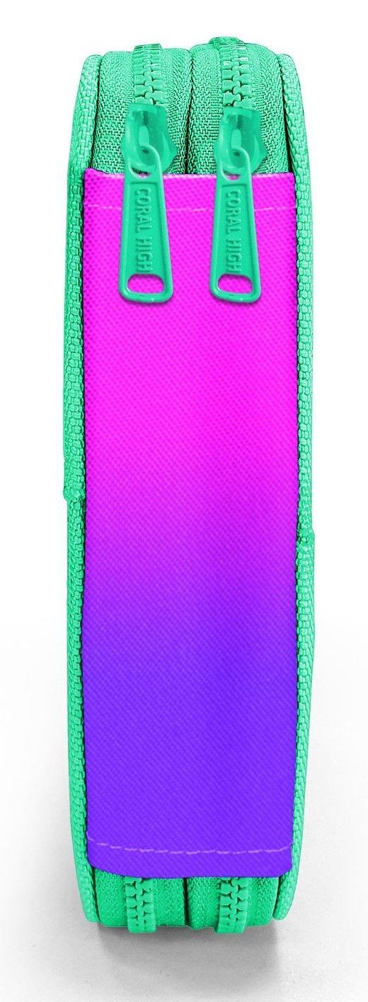 Coral High İki Karlı Organizer Kalemlik - Pembe Mor Gradyan, Kız Çocuk, Pembe Mor Gradyan 11137