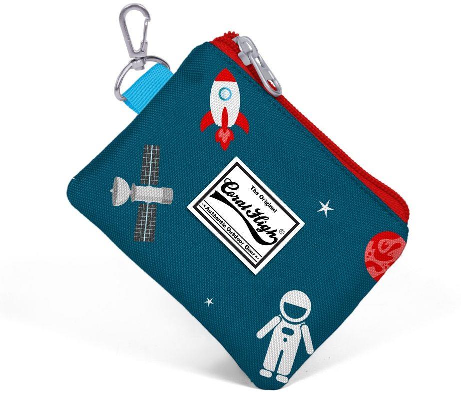 Coral High Kids Astronot Desenli Bozuk Para Çantası - Lacivert - Erkek Çocuk