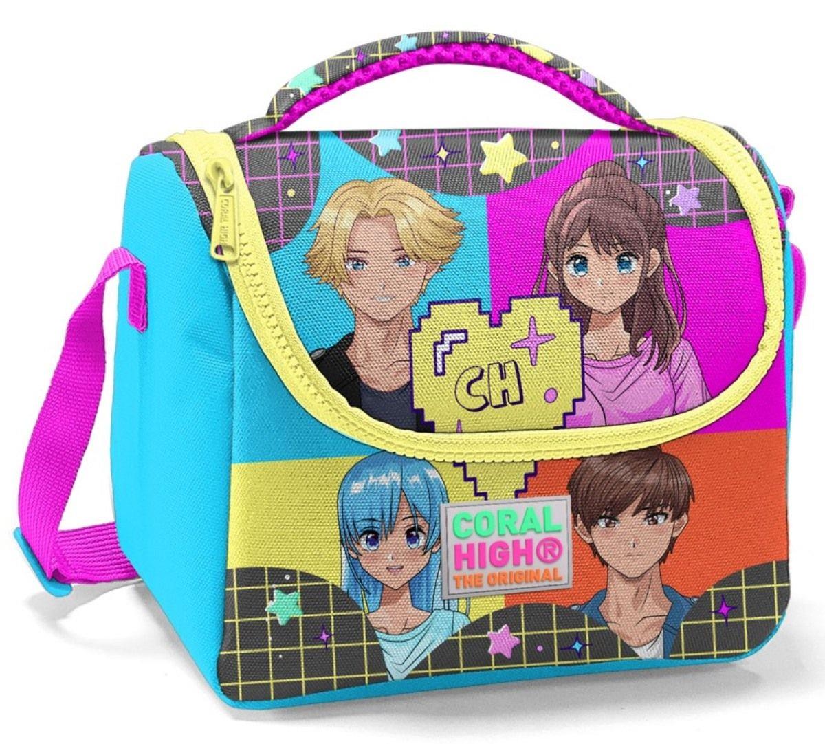 Coral High Kız Çocuk Anime Baskılı Okul Beslenme Çantası - Isı Yalıtımlı