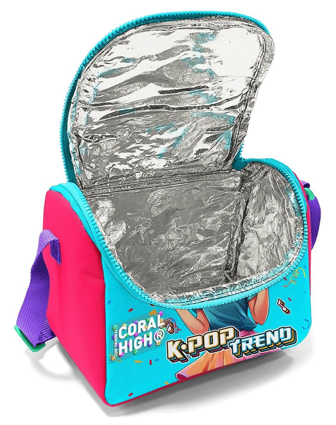 Coral High Kız Çocuk Beslenme Çantası - Thermo - Pembe K-Pop Dondurmalı Kız 12788