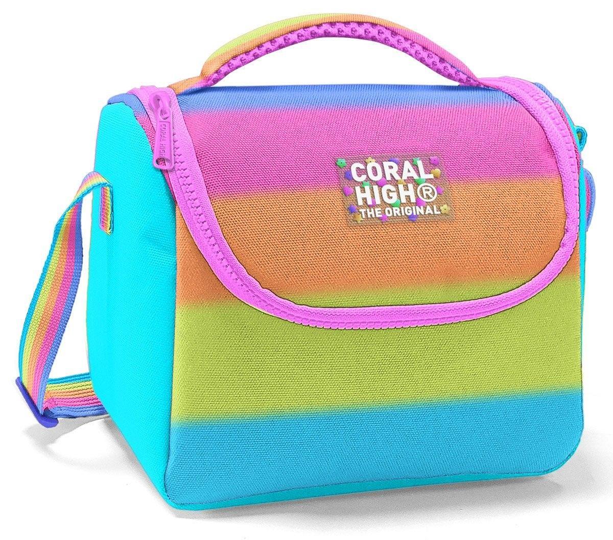 Coral High Kız Çocuk Beslenme Çantası - Thermo - Pembe Turuncu Renk Geçişli 11786
