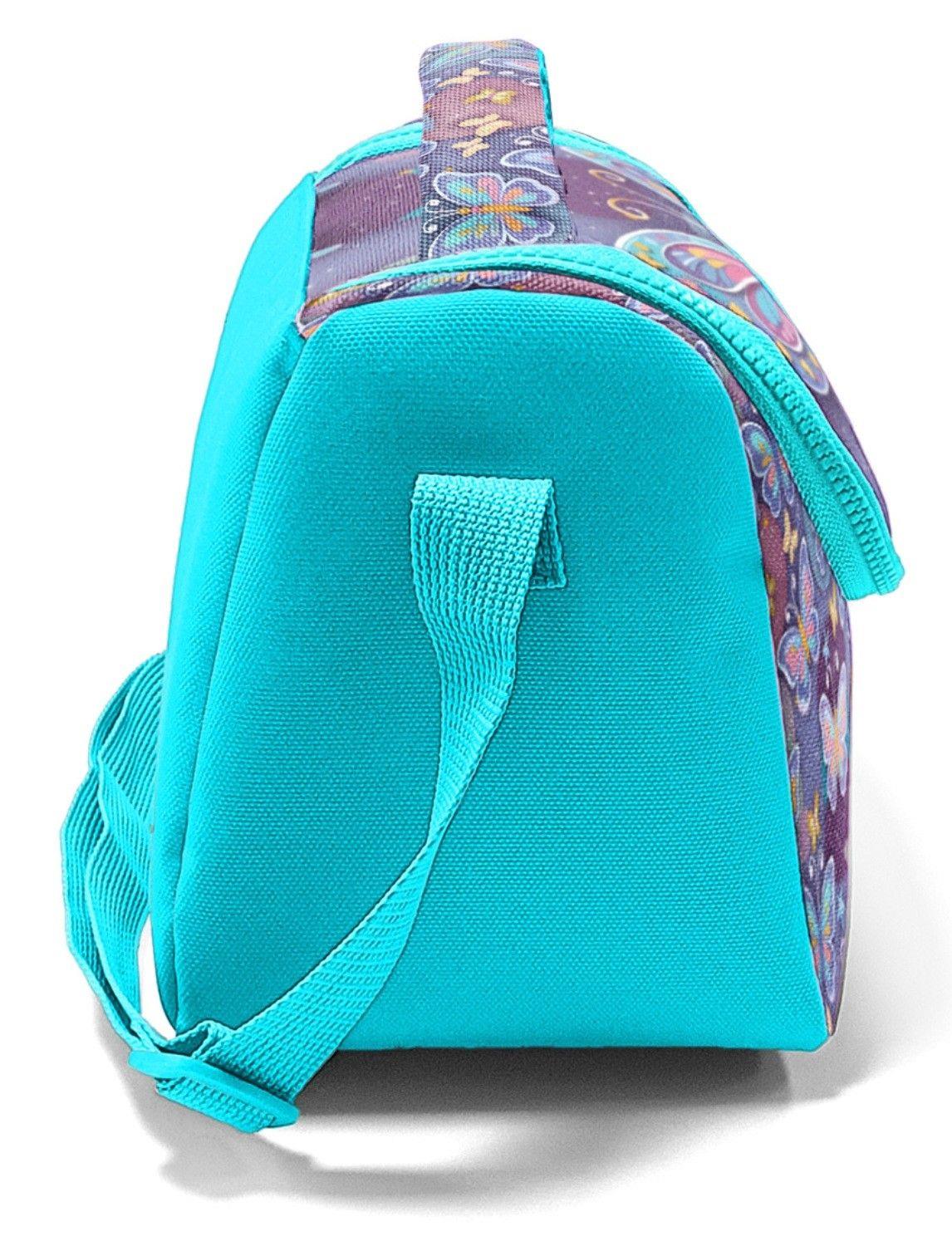 Coral High Kız Çocuk Pastel Renkli Kelebek Desenli Isı Yalıtımlı Beslenme Çantası 37106