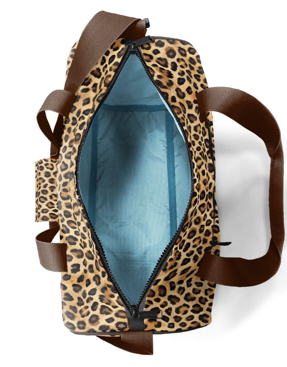 Coral High Kız Çocuk Spor ve Seyahat Çantası - Kahverengi Leopar Desenli - 27533