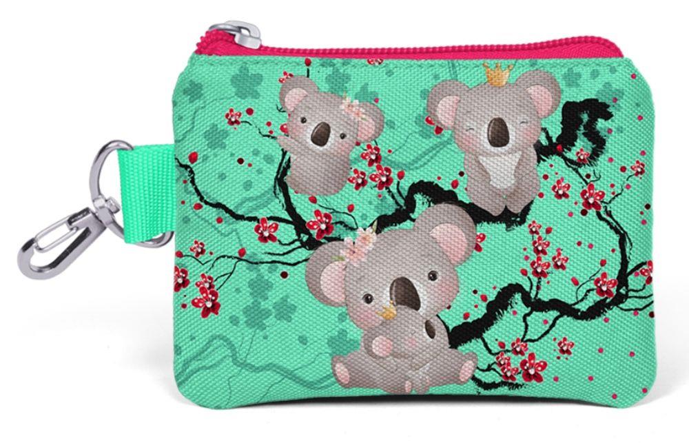Coral High Koala Desenli Bozuk Para Çantası