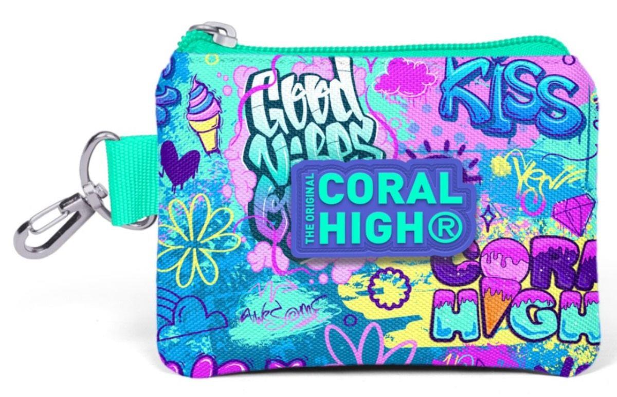 Coral High Lavanta Grafiti Bozuk Para Çantası - Kız Çocuk