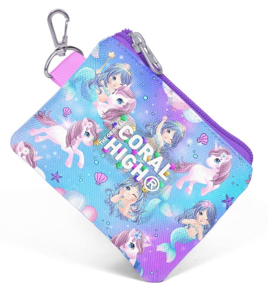 Coral High Mor Pembe Unicorn Bozuk Para Çantası - Kız Çocuk