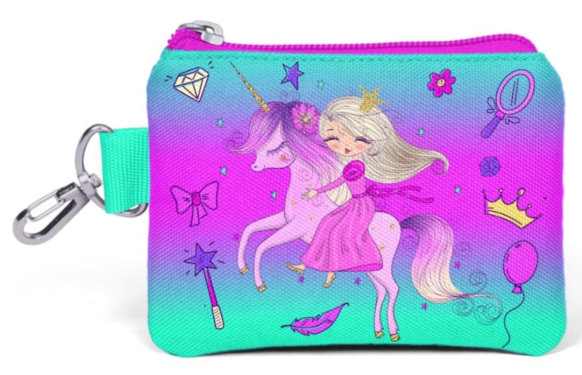 Coral High Mor Pembe Unicorn ve Prenses Bozuk Para Çantası - Kız Çocuk