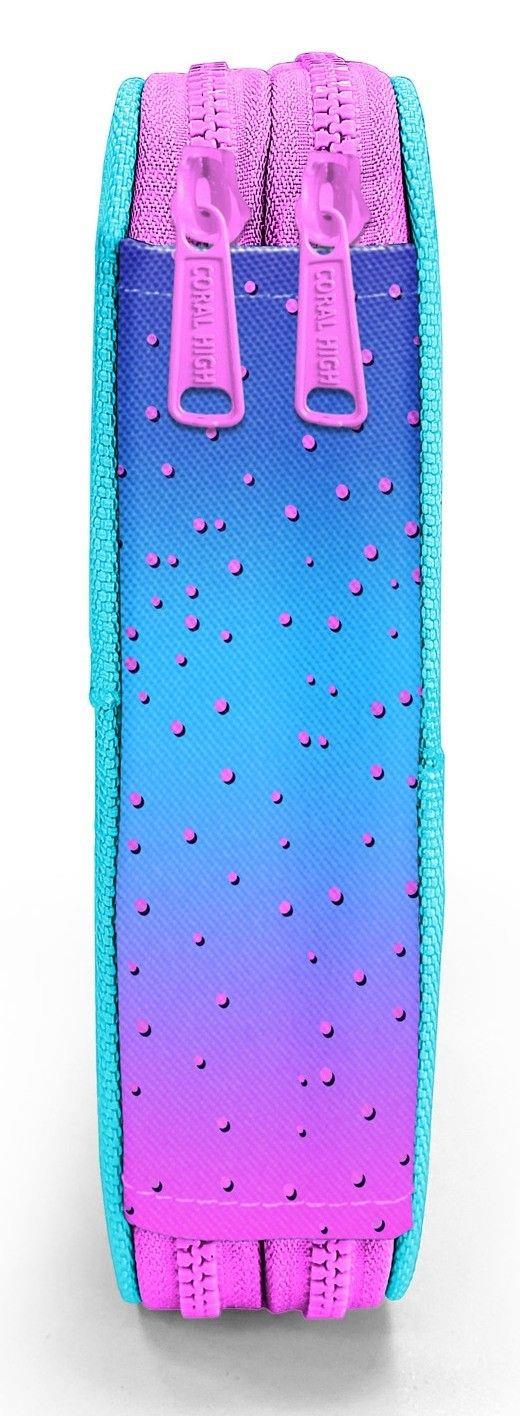 Coral High Organizer İki Katlı Kalem Çantası - Turkuaz Pembe Kaplumbağa, Kız Çocuk, Turkuaz Pembe Kaplumbağa 11134
