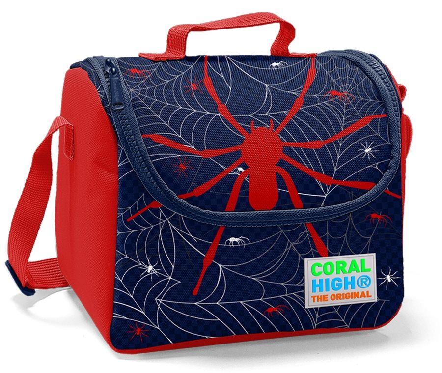 Coral High Örümcek Çekçek Çanta Seti - Işıklı Tekerlekler - Erkek Çocuk