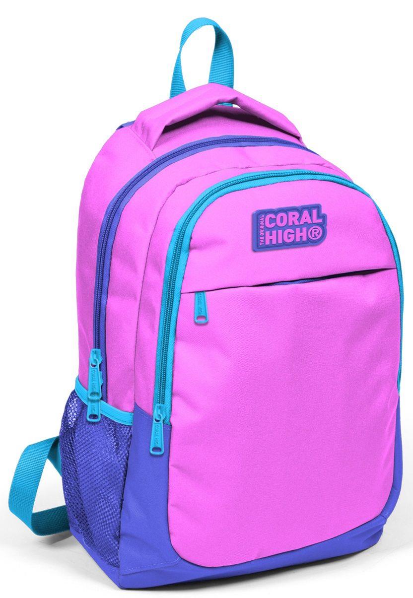 Coral High Pembe İlkokul Çantası ve Kalemlik Seti
