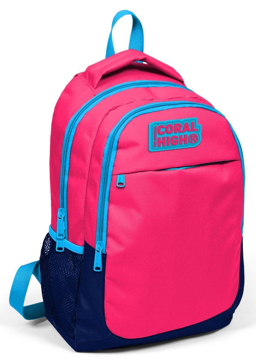 Coral High Pembe Lacivert İlkokul Ortaokul Sırt Çantası