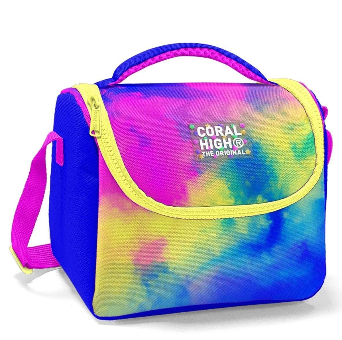 Coral High Renkli Batik Isı Yalıtımlı Beslenme Çantası - Kız Çocuk