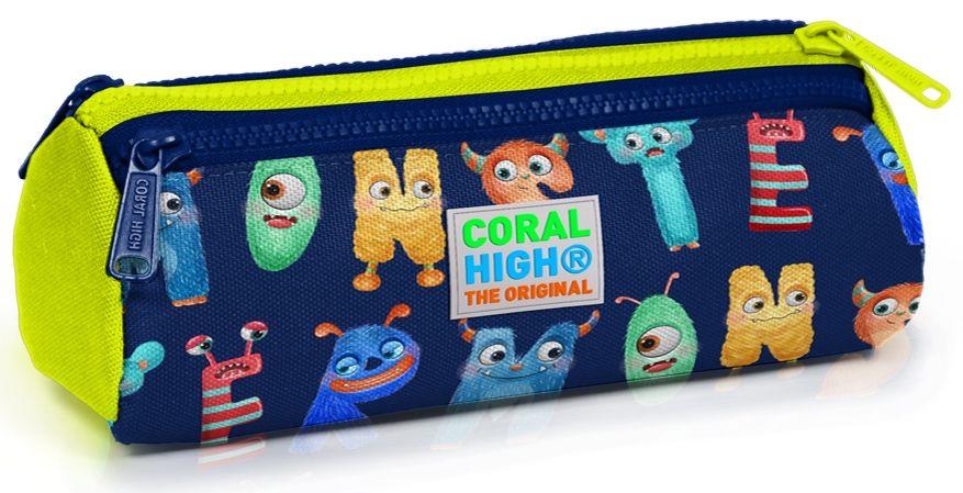 Coral High Sevimli Harfler Baskılı Erkek 3lü İlkokul Çanta Seti