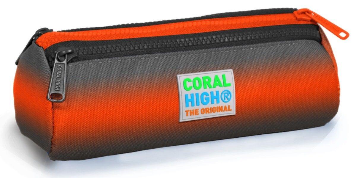Coral High Siyah Turuncu Gradyan Üçlü İlkokul Okul Çanta Seti