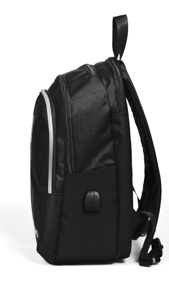 Coral High Sport Beş Gözlü Siyah Okul ve Günlük Sırt Çantası - Laptop+Tablet Bölmeli