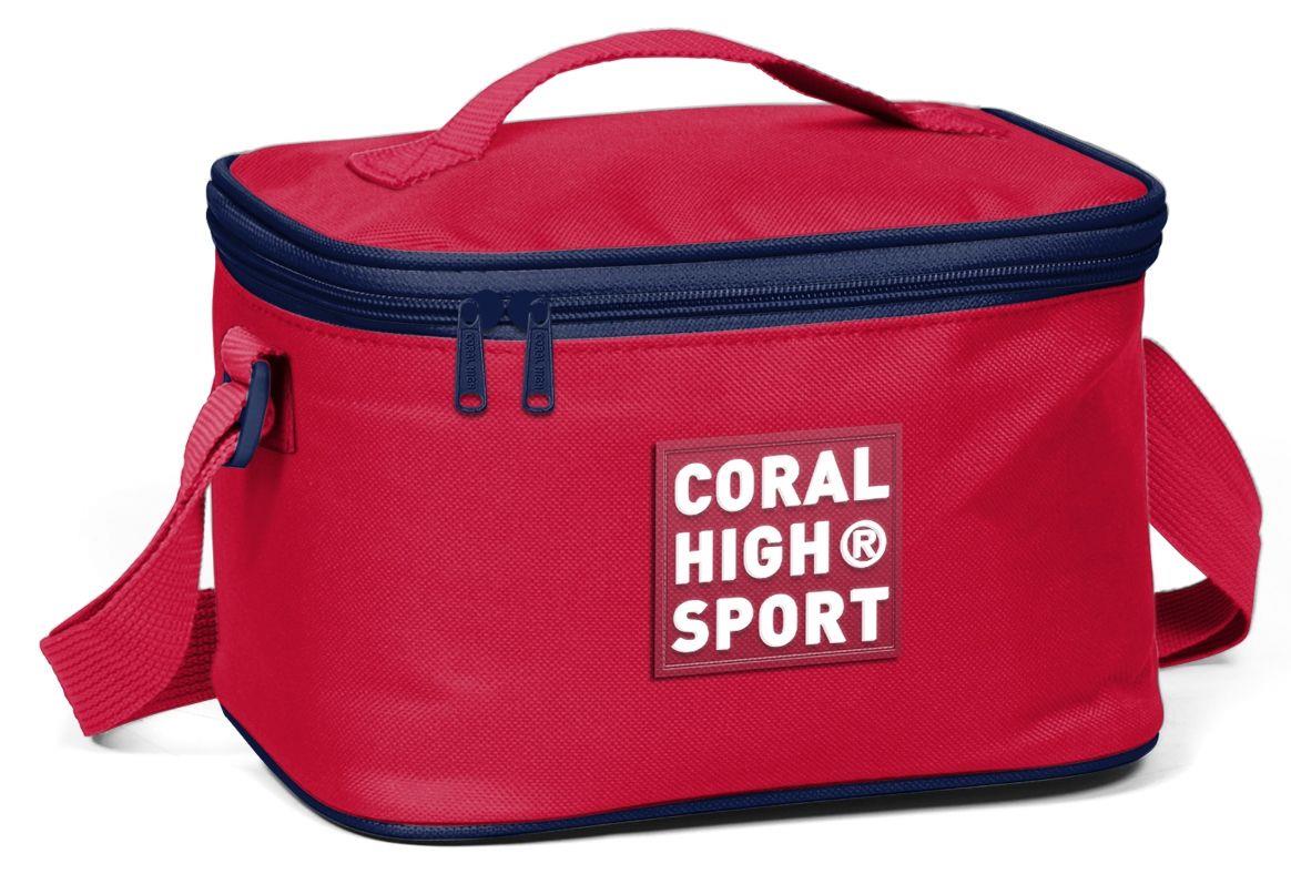 Coral High Sport Kırmızı Lacivert Thermo Beslenme Çantası - Piknik Çantası
