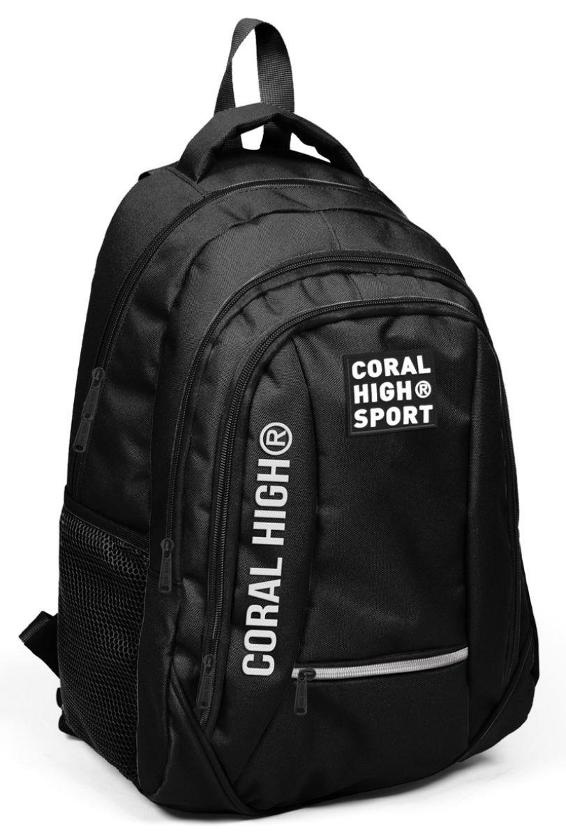 Coral High Sport Siyah Ortaokul ve Günlük Sırt Çantası