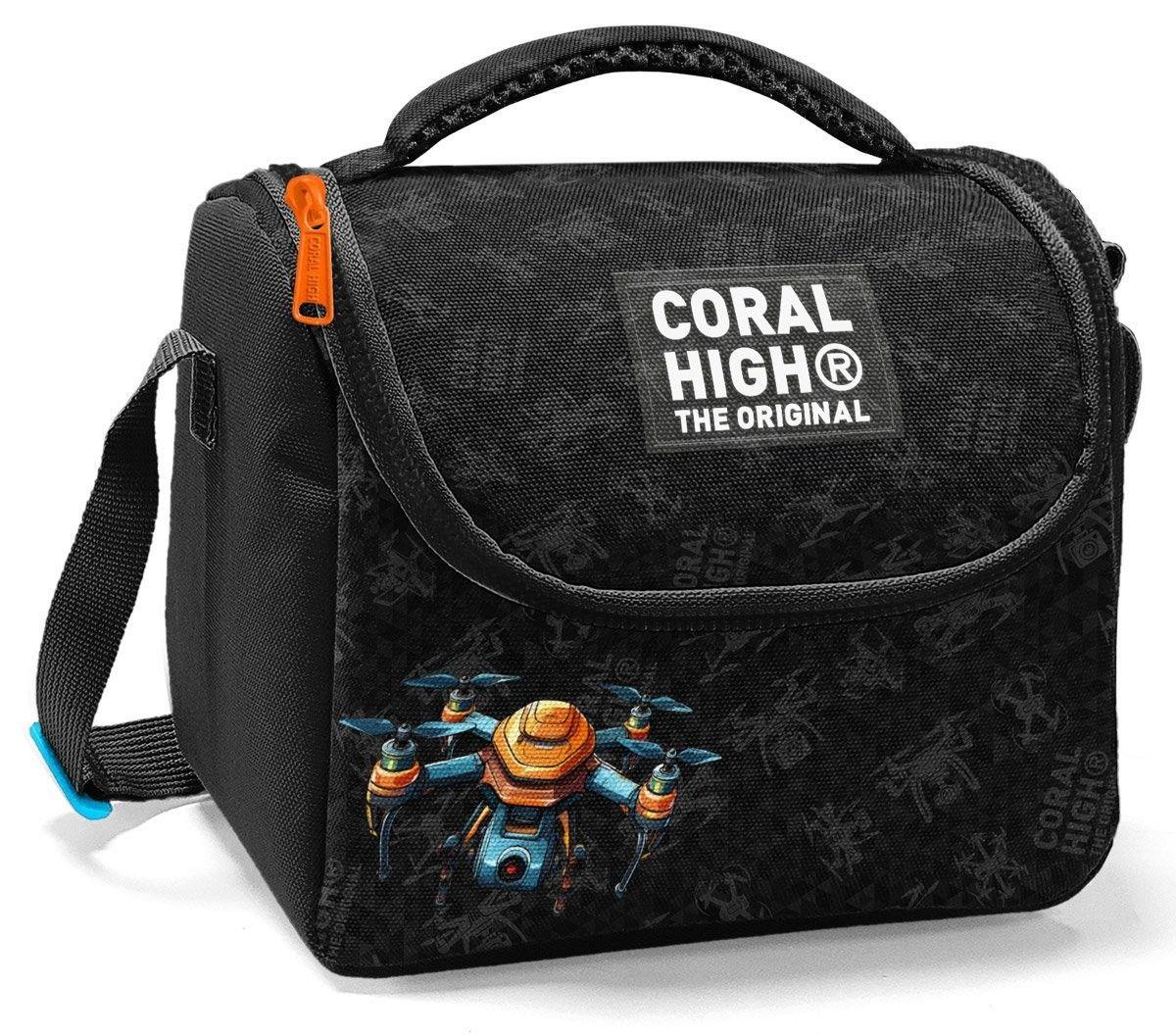 Coral High Thermo Beslenme Çantası - Erkek Çocuk, Drone Pilotu Siyah 22791