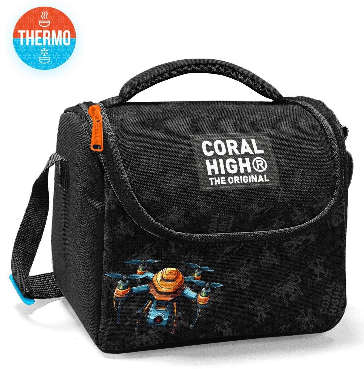Coral High Thermo Beslenme Çantası - Erkek Çocuk, Drone Pilotu Siyah 22791