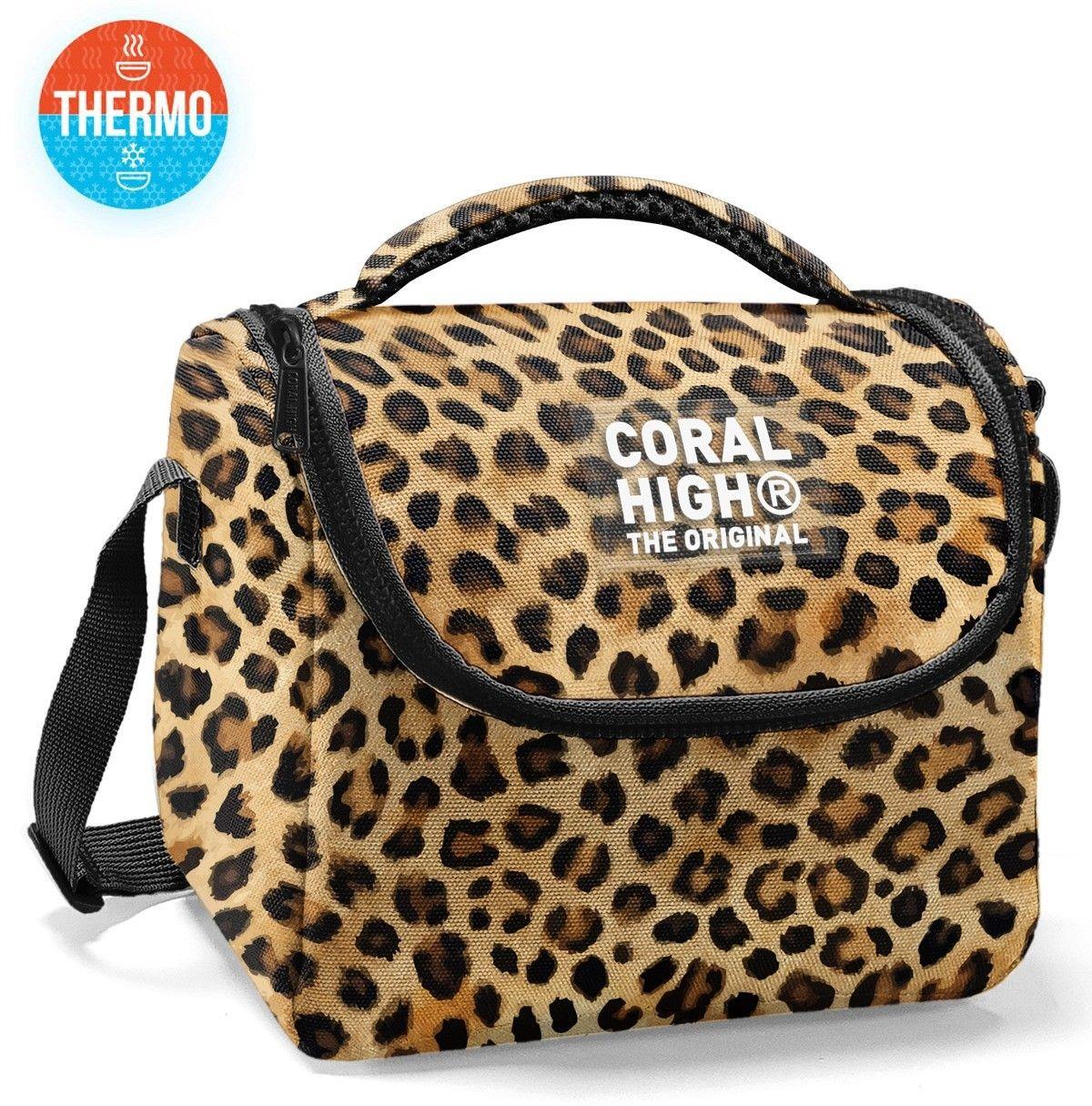 Coral High Thermo Beslenme Çantası - Kız Çocuk, Kahverengi Leopar 22781