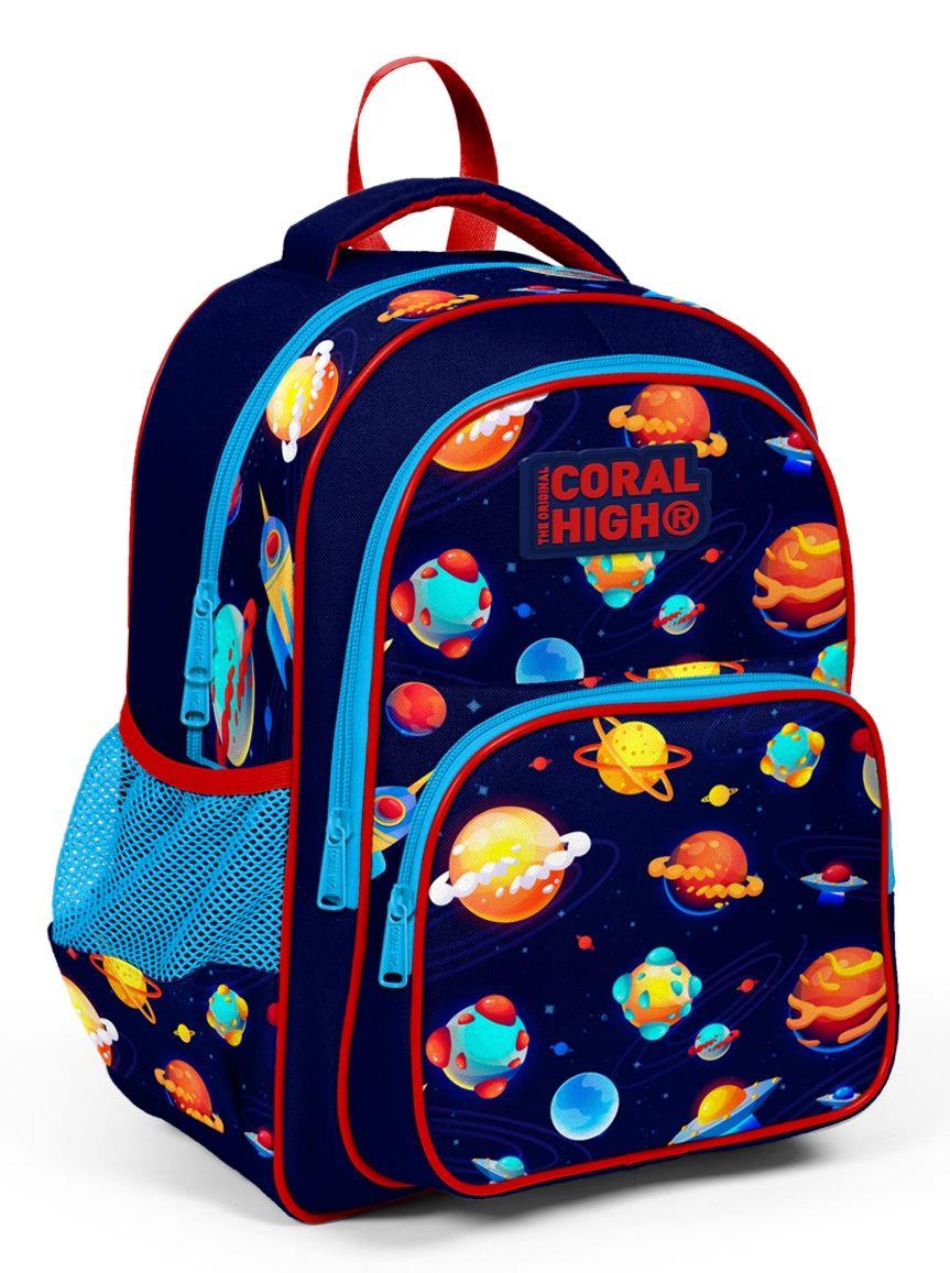 Coral High Uzay ve Gezegenler Desenli İlkokul Çantası