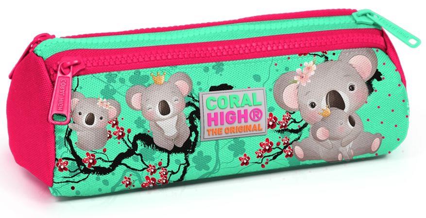 Coral High Yeşil Koala Baskılı Kız Çocuk 3lü İlkokul Çanta Seti