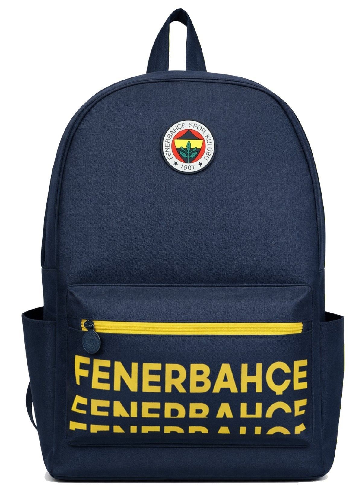 Fenerbahçe Üç Bölmeli Fenerbahçe Kabartmalı Erkek Çocuk Sarı Okul ve Günlük Sırt Çantası - 26733