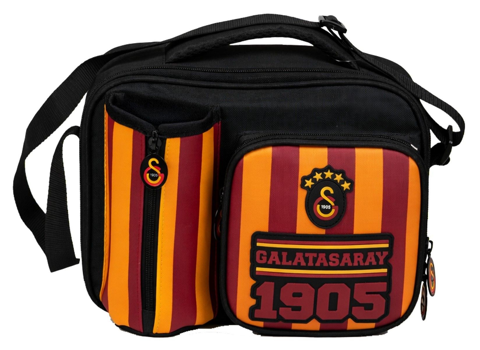 Galatasaray Matara Cepli Erkek Çocuk Galatasaray 1905 Kabartmalı (Sarı - Kırmızı - Siyah) Okul Beslenme Çantası - 26927