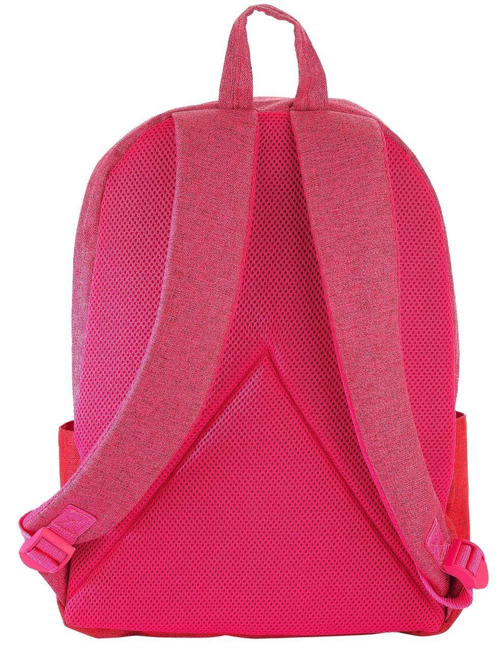 Its Just My Bag Keten Pembe Kırmızı Kız Kolej Okul Çantası
