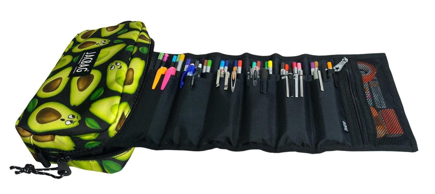 Jacbag Avokado Yeşil Organizer Roll Up Düzenleyici Kalem Kutusu/Kalemlik