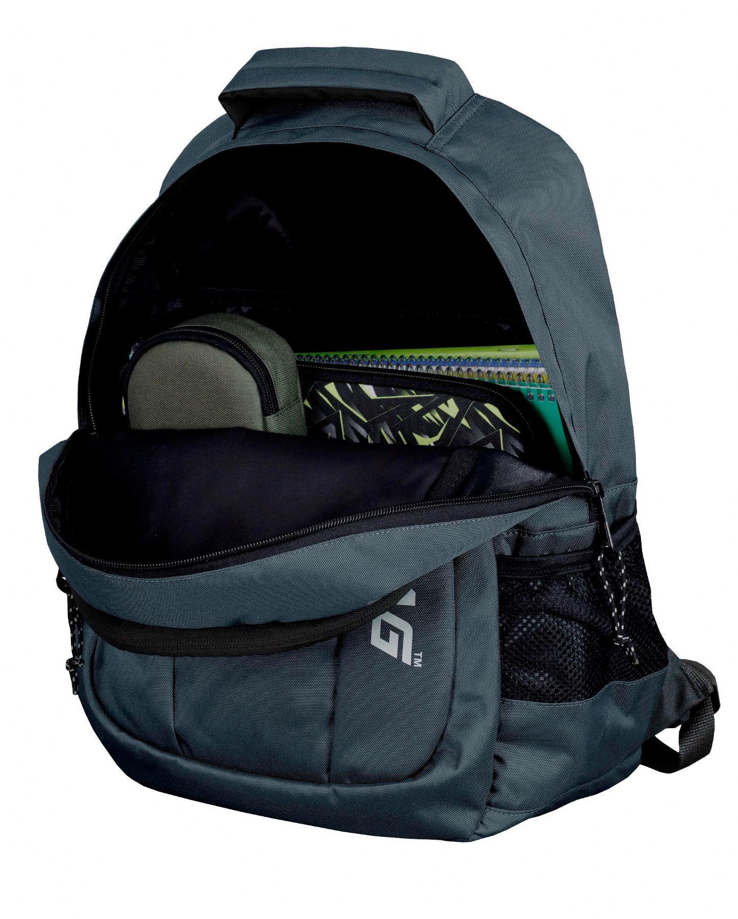 Jacbag Black Üç Bölmeli Günlük ve Seyahat Gri Sırt Çantası
