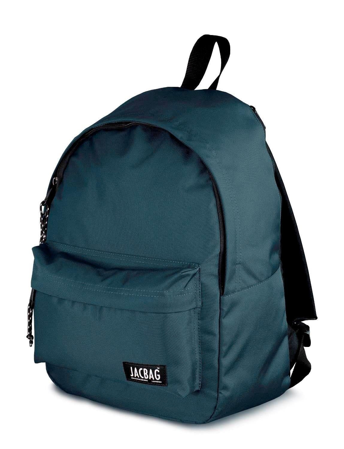 Jacbag Classic İki Bölmeli Gri Okul Günlük Seyahat Sırt Çantası