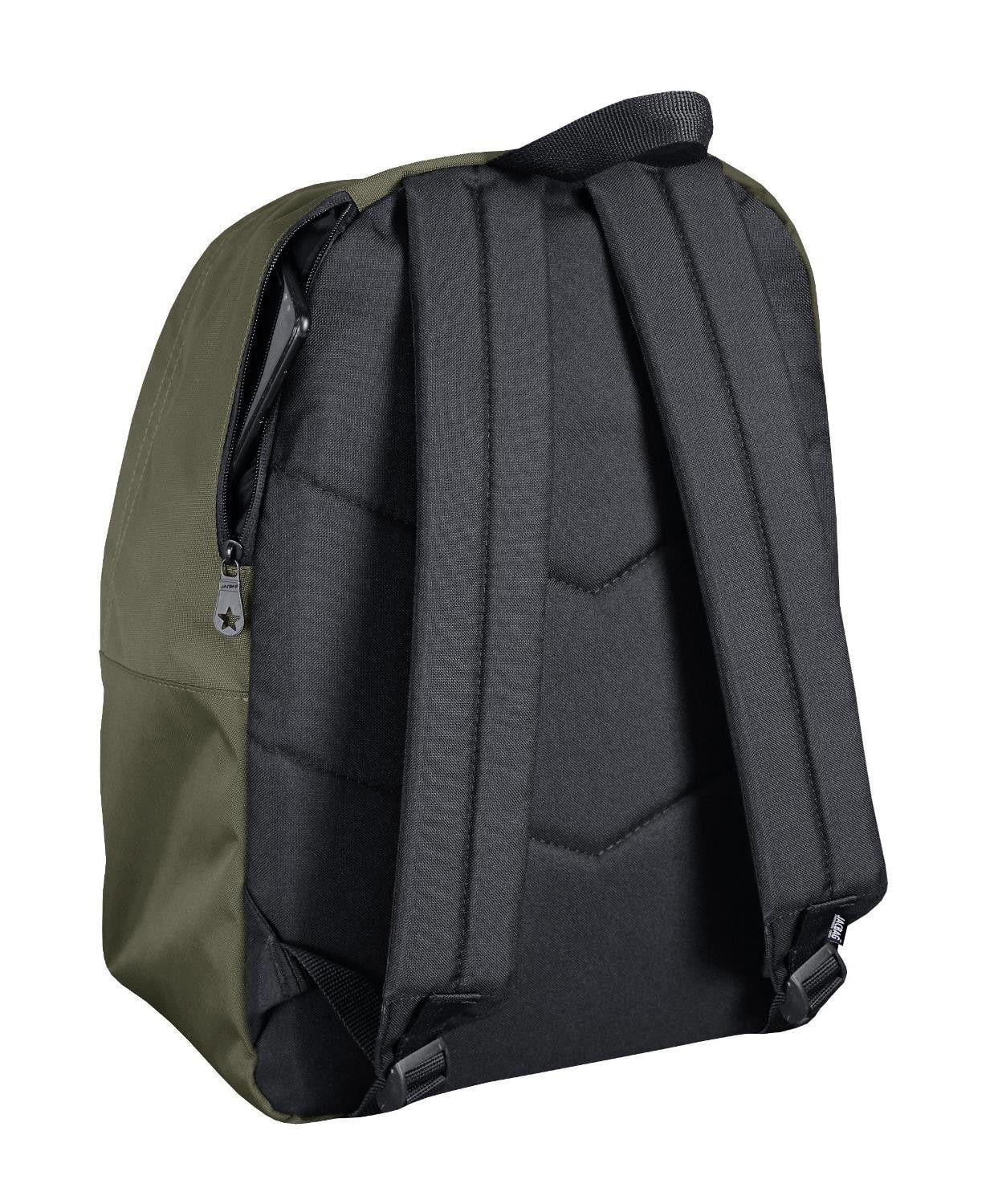 Jacbag Classic İki Bölmeli Haki Okul Günlük Seyahat Sırt Çantası