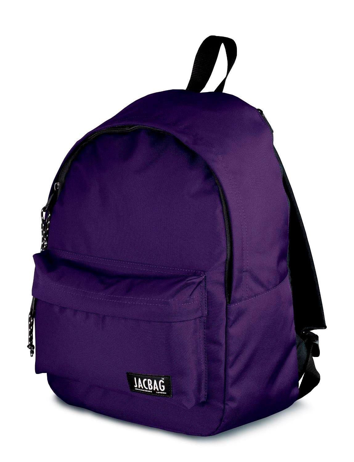 Jacbag Classic İki Bölmeli Mor Okul Günlük Seyahat Sırt Çantası