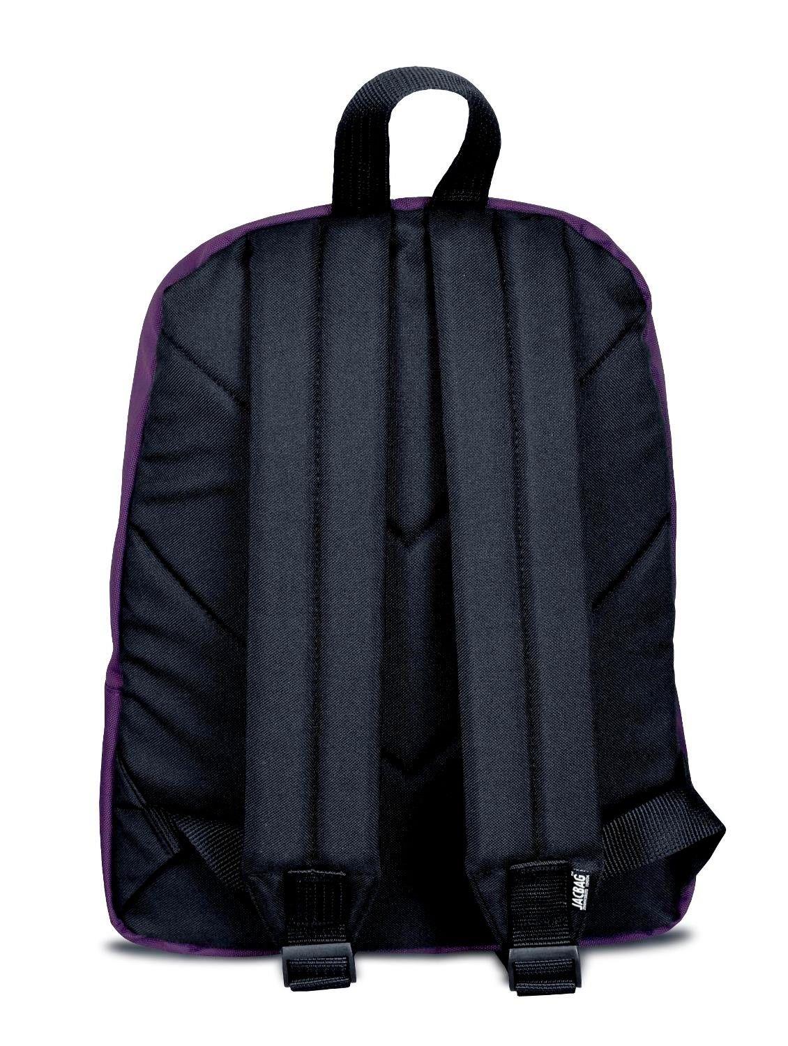 Jacbag Classic Kids - İki Bölmeli Ufak Günlük Mor Sırt Çantası - Jac-34 - Kadın/Kız Çocuk