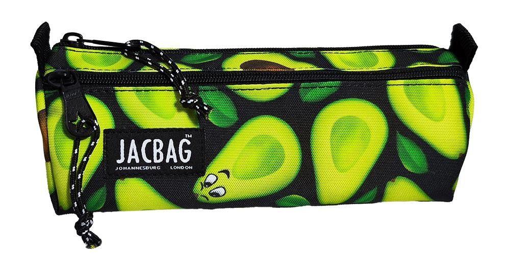 Jacbag Dual Prime İki Bölmeli Üçgen Avokado Yeşil Kız Çocuk/Kadın Kalem Çantası