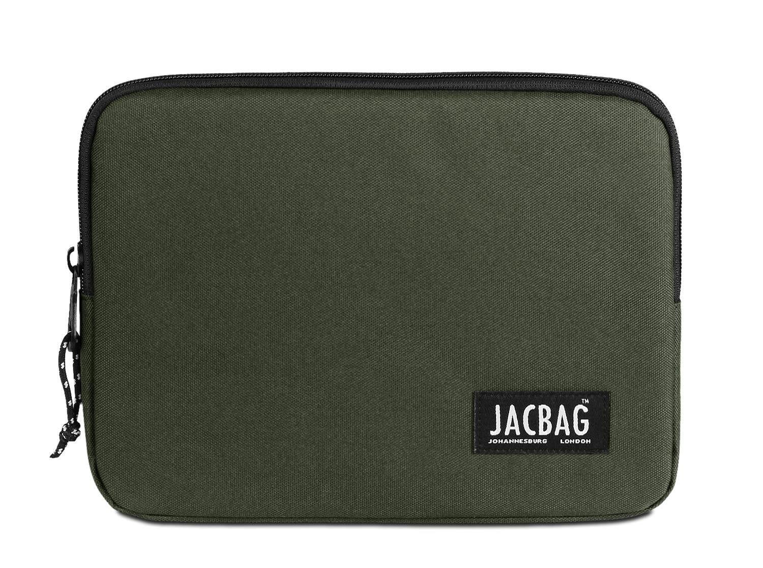 Jacbag Haki Yeşil Erkek Çocuk/Yetişkin Tablet Çantası/Kılıfı (Suya Dayanıklı Malzeme)
